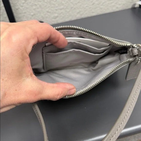 Coach Starry Gray Wristlet - Picture 7 of 8